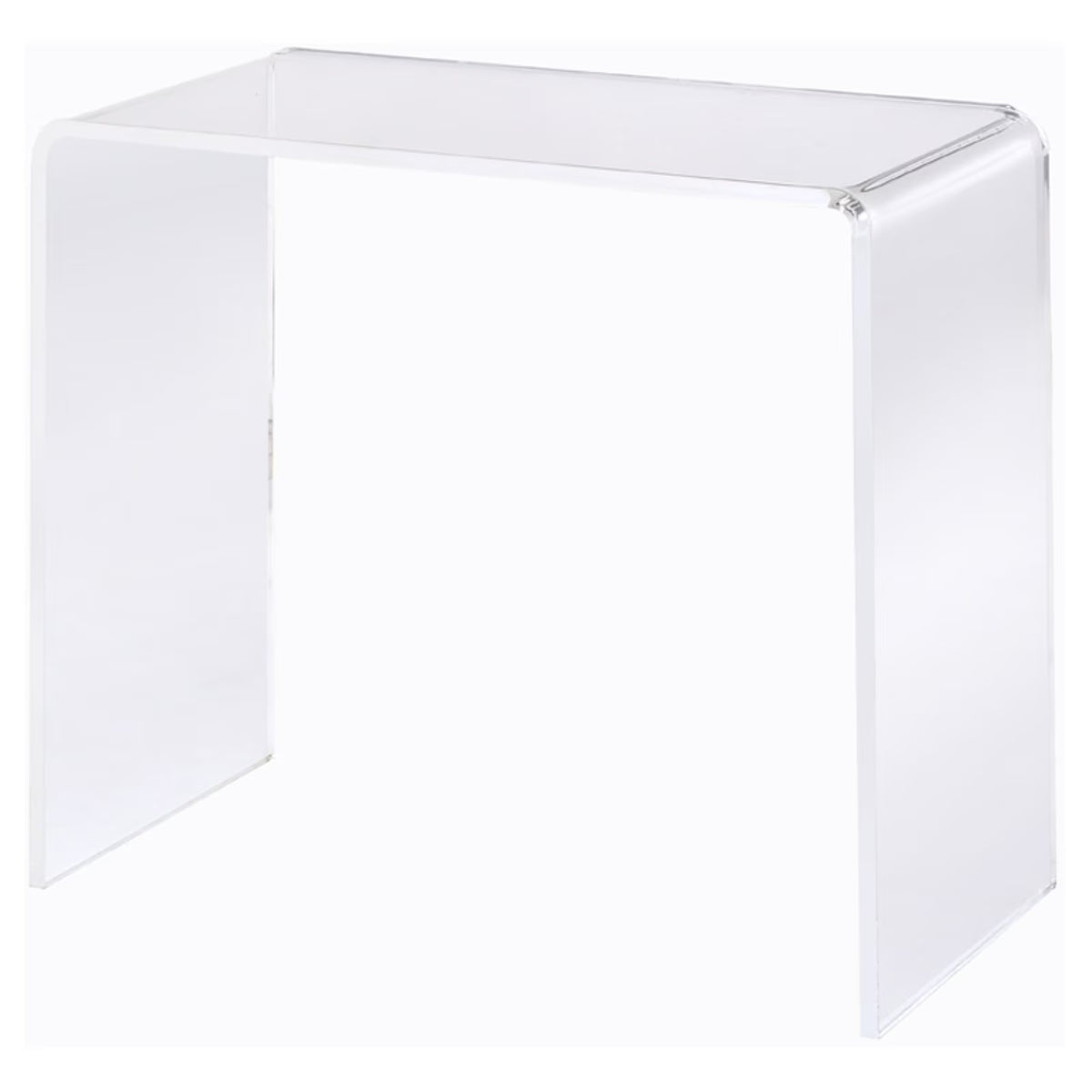 Clear Lucite and Acrylic Console Table I2323