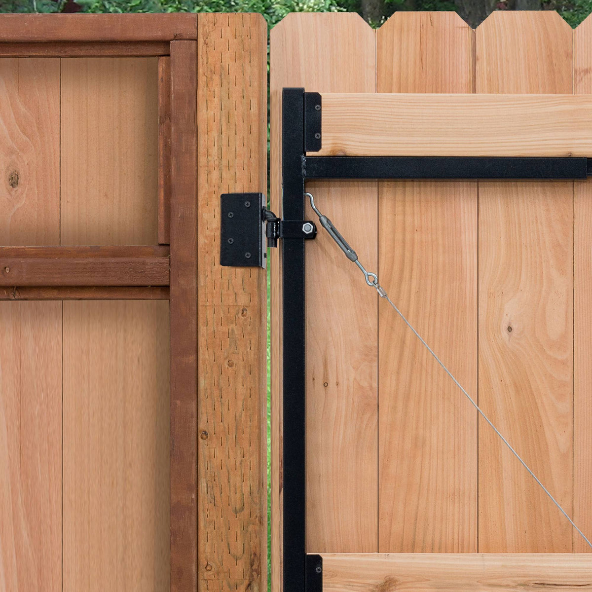Steel Frame Gate Kit, 36x22-60x22 Wide Opening Up to 7& High (6 Pack) K77417