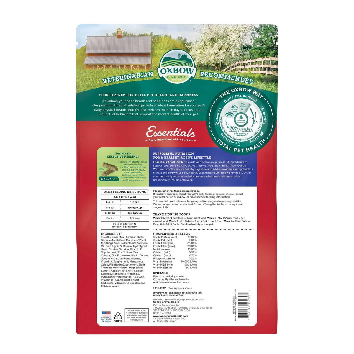 Adult Rabbit Food C65761