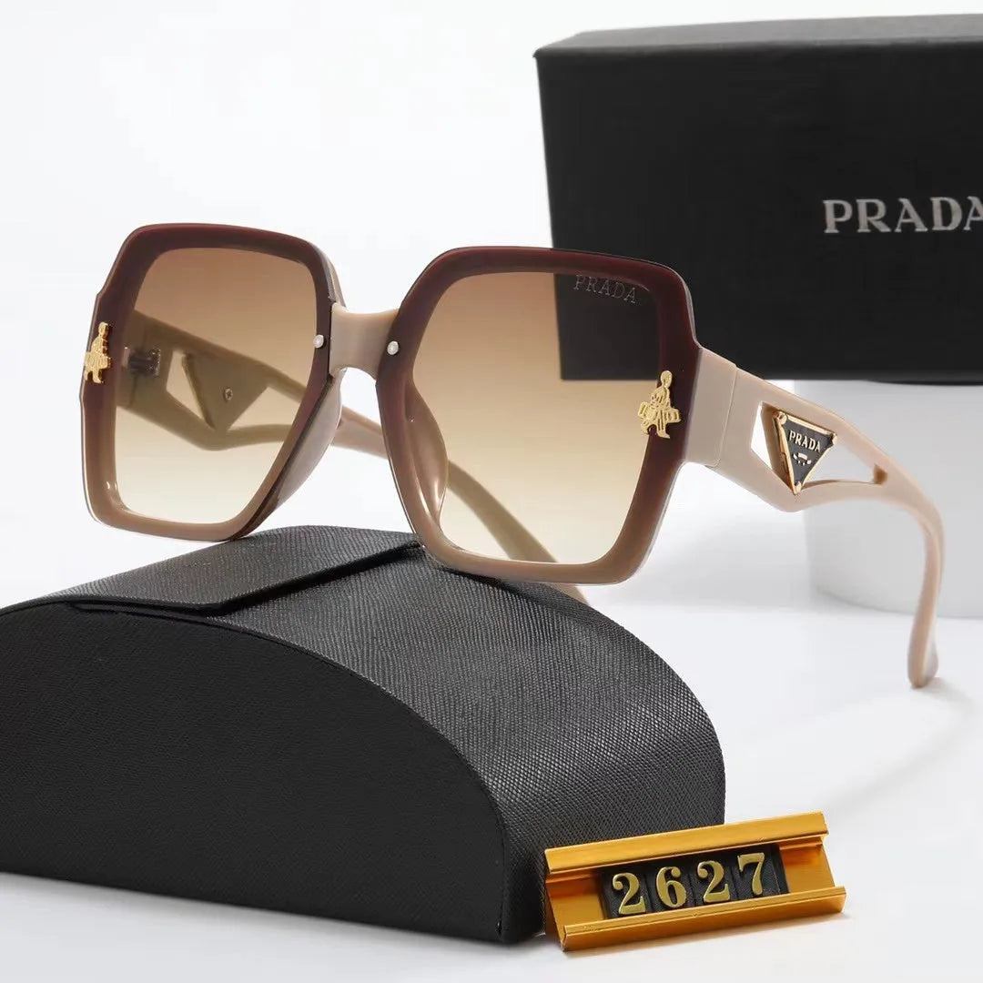 Polarized Triangular Hollow Temple Sunglasses J180895