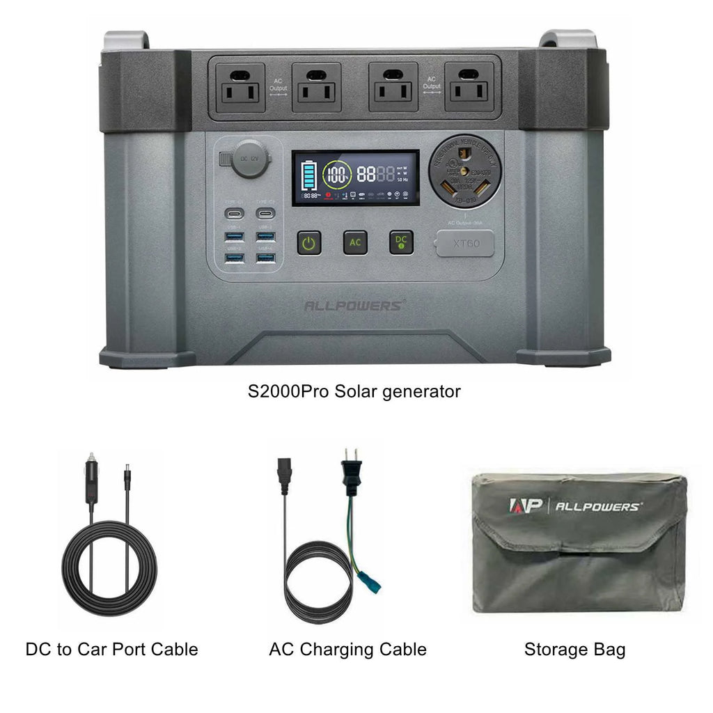 2400W 1500Wh Portable Power Station E810