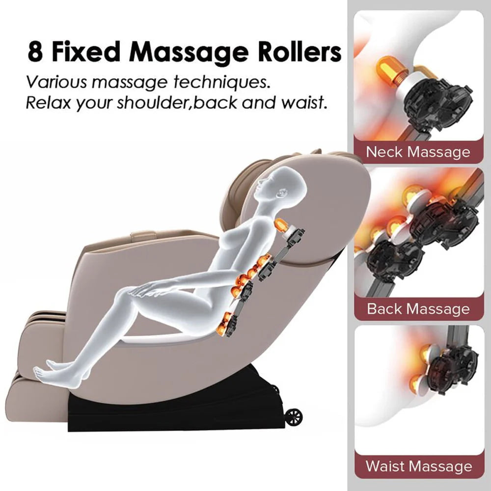 Black Full Body Electric Zero Gravity Shiatsu Massage Chair L469633
