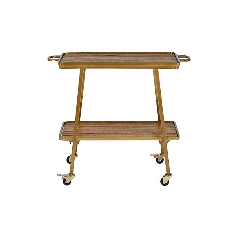 Gold 2 Tier Bar Cart F331
