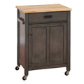 Weathered Gray Kitchen Cart D599252