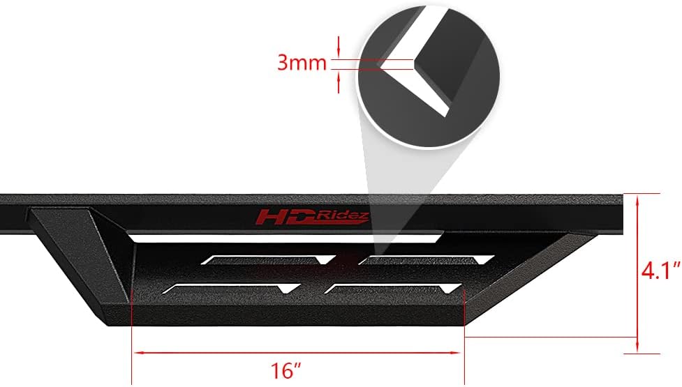 Steel Construction Drop Down Style Running Boards N142571