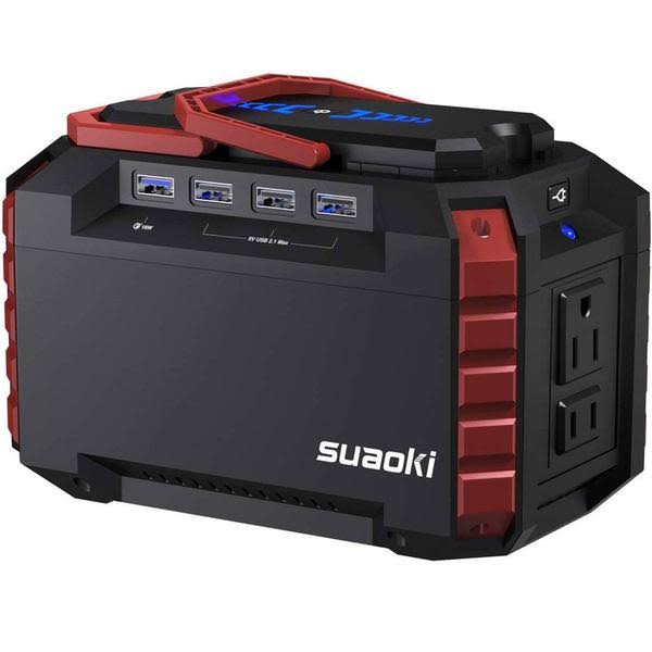 150Wh/100W Portable Power Station with Dual 110V AC Outlet O771760