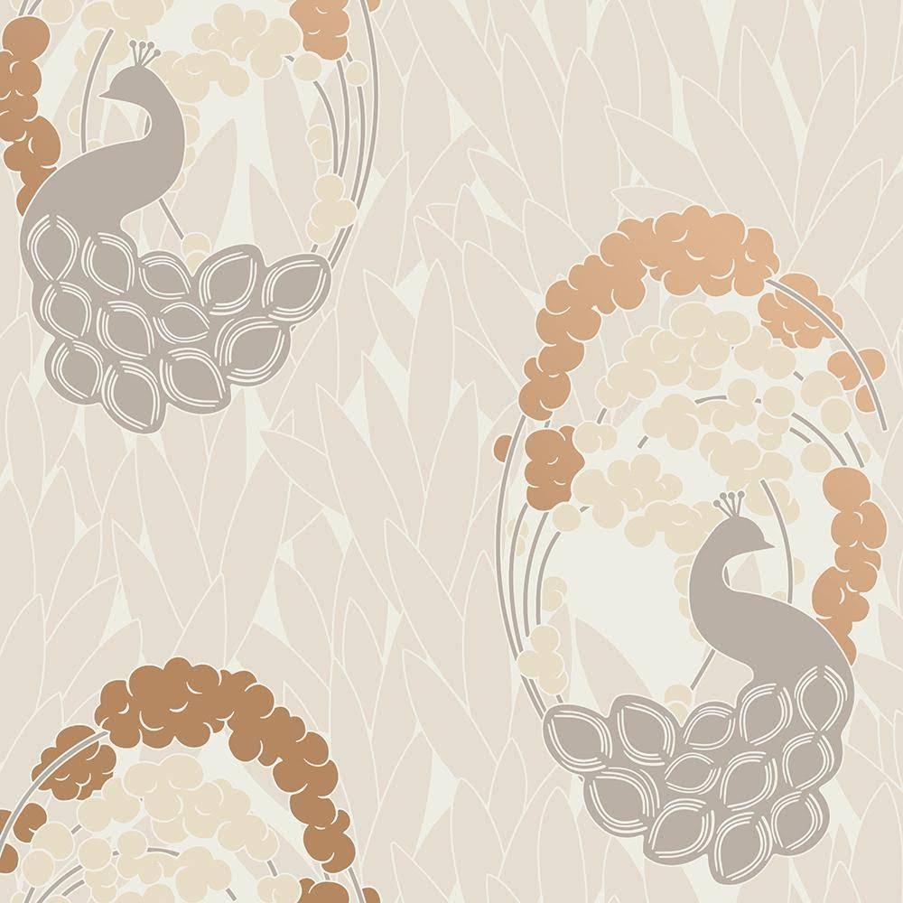 Peacock Bluff Self-Adhesive Removable Wallpaper F968835
