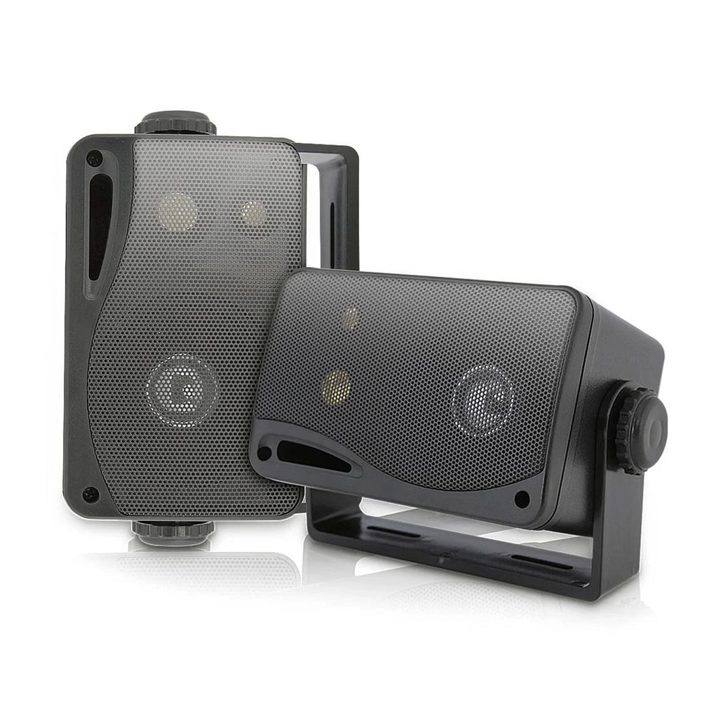 Black 3.5 Inch 3 Way Weatherproof Marine Speakers G692