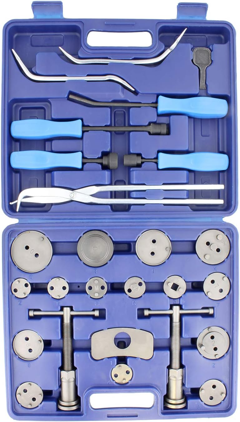 18 Pc Disc Brake Caliper Tool Kit & 8 Pc Drum Brake Tool Kit F2266