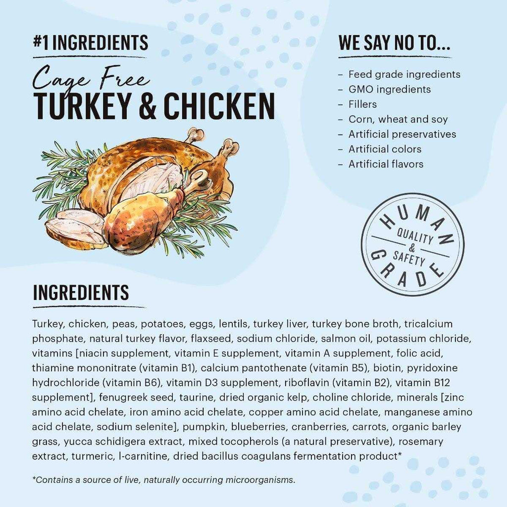 Grain-Free Turkey Chicken Dry Cat Food H450