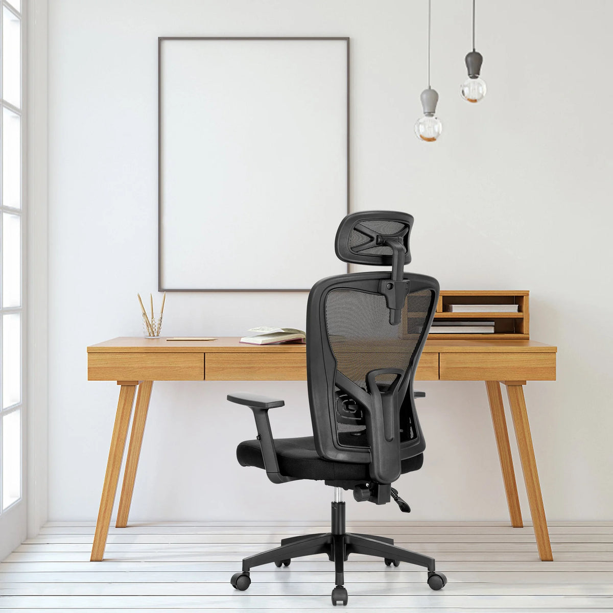 Black High Back Mesh Ergonomic Office Chair M8945