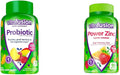 Probiotic Gummy Supplements, 70 Count Power Zinc Gummy Vitamins, 90 Count P92108