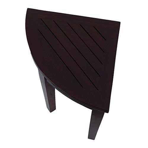 Teak Corner Shower Seat Stool Bench L29562