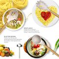 Silicone Cooking Utensils Set Wooden Handles Non-Stick Cookware M111443