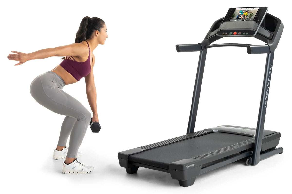 Carbon TL Treadmill with Display and Tablet Holder J753