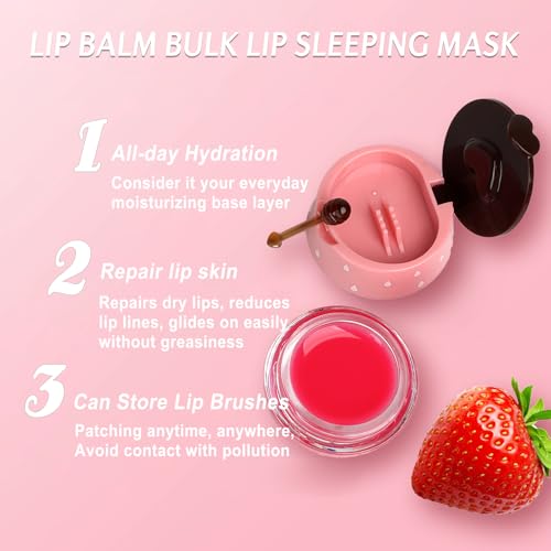 4 PCS Honey Lip Balm Lip Mask M9285