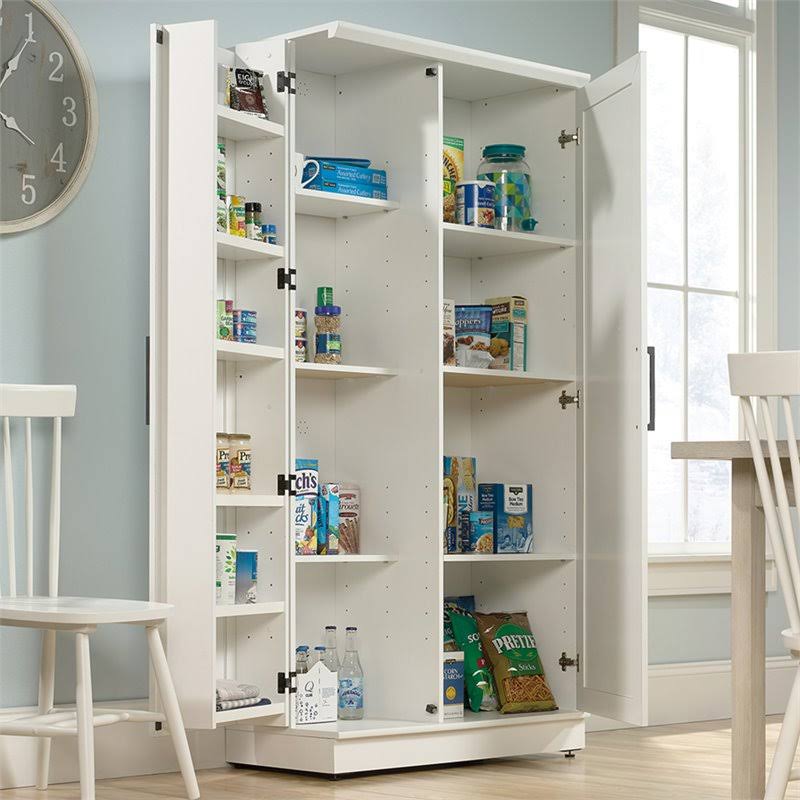 White Storage Cabinet V7439