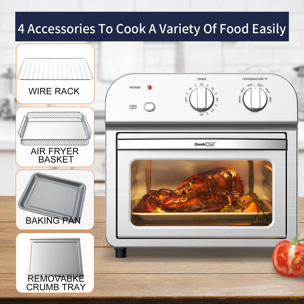 Air Fryer Toaster Oven Combo with Rotisserie And Dehydrator, 1500 W R775