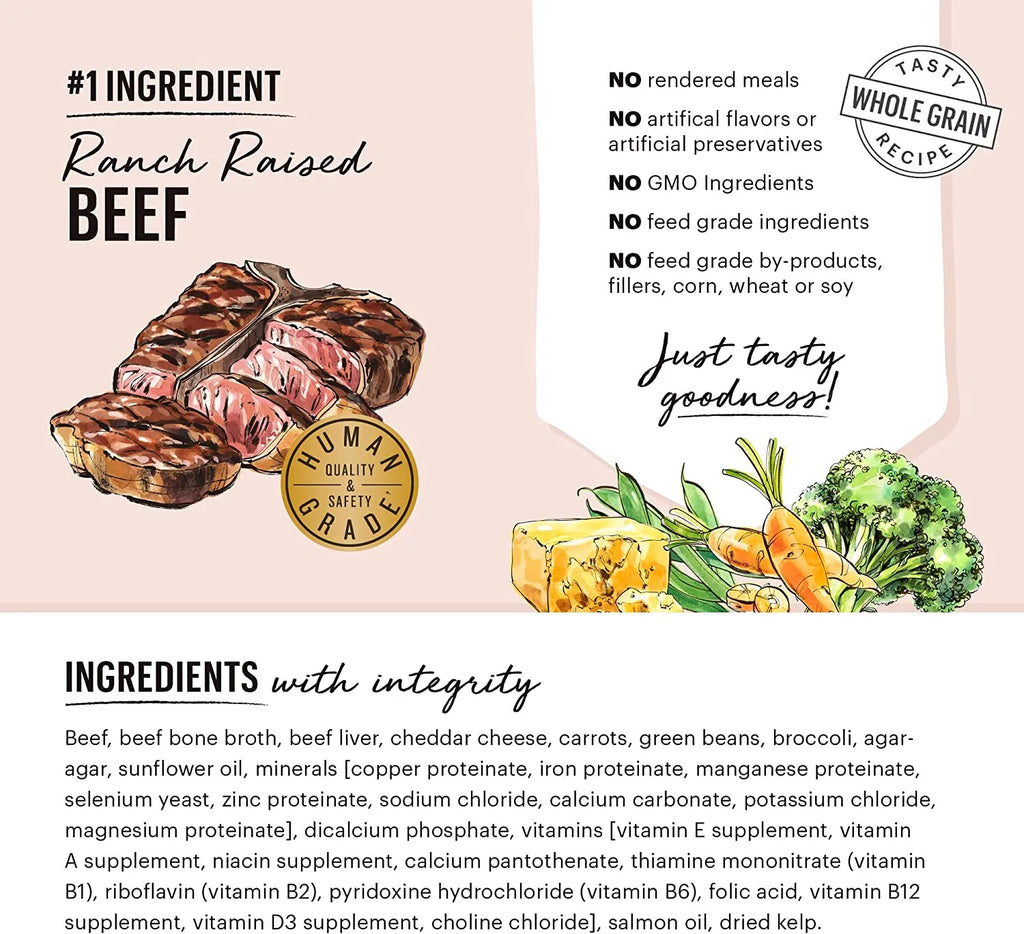 Butcher Block Beef Cheddar Veggie Pate 10.5 oz Case of 6 C6386