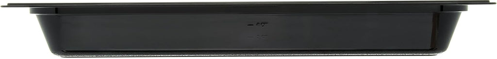 High-Heat Full-Size Food Pan, 7.6 qt, 20-3/4 x 12-3/4 x 2-1/2", Black (Case of 6) T322