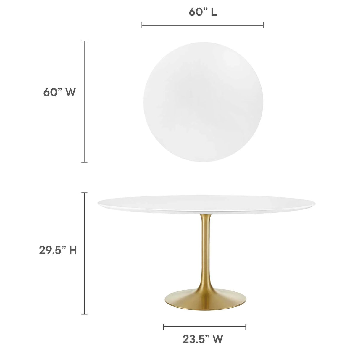 Round Wood Dining Table X29298