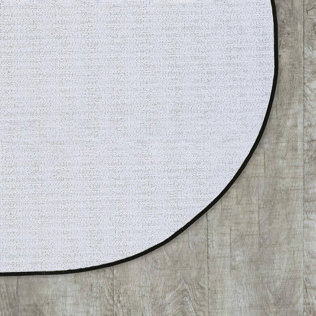 Oval Teal Carpet K2070