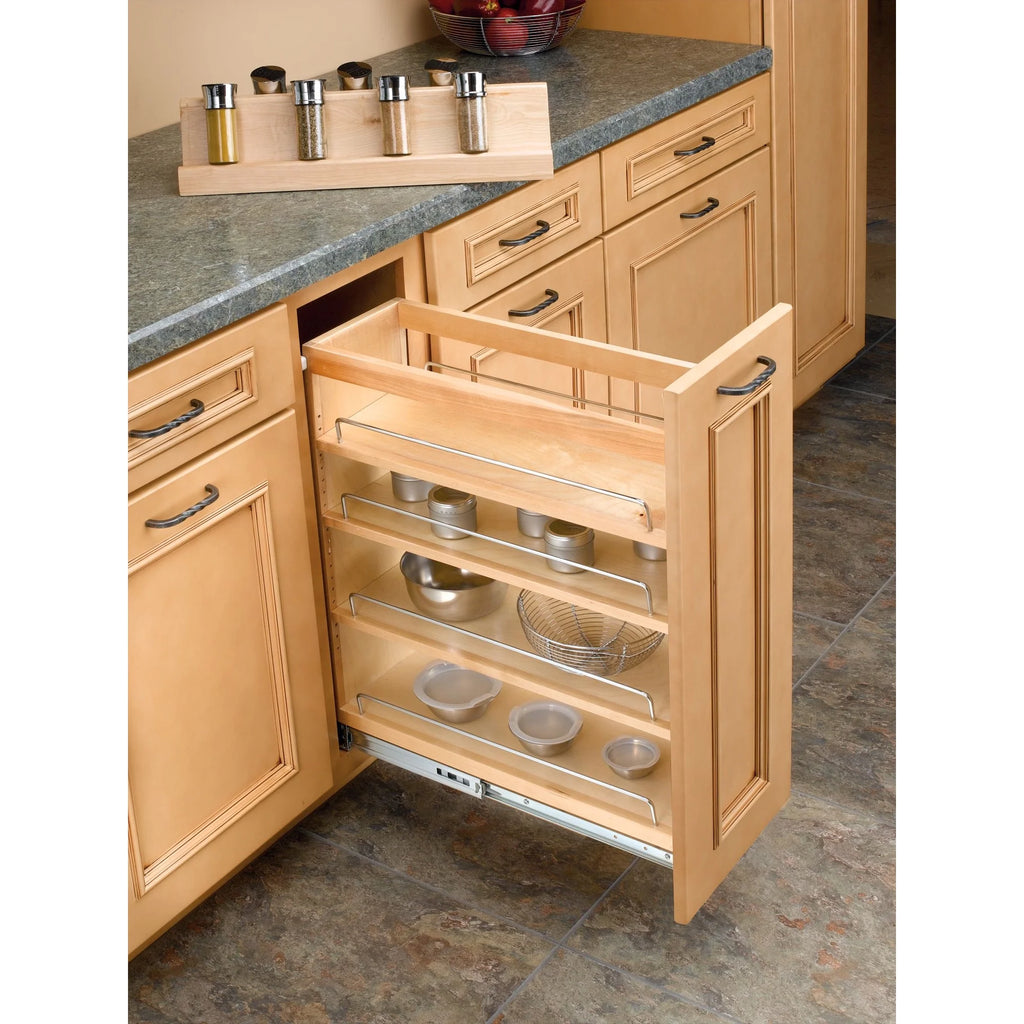 8 Inch Pull-Out Kitchen Cabinet Organizer Spice Rack T4522
