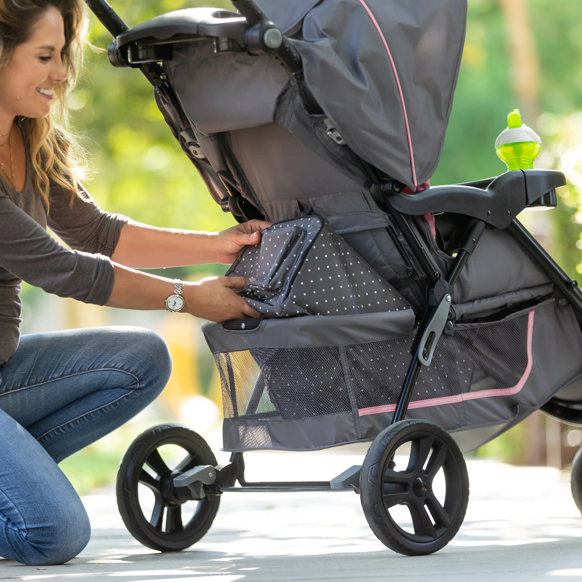 Pink Flamingo Travel System Stroller O83718