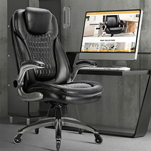Black High Back Leather Executive Office Chair M59921
