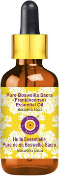Pure Boswellia Sacra Essential Oil with Glass Dropper Steam Distilled 50ml (1.69 oz) O143