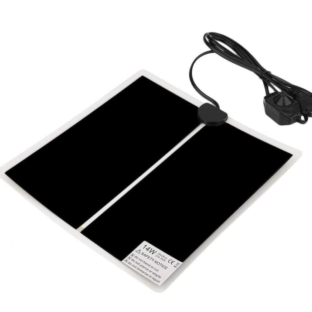 Reptile Heating Pad with Temperature Adjustment 110V 14W Heat Mat H353163
