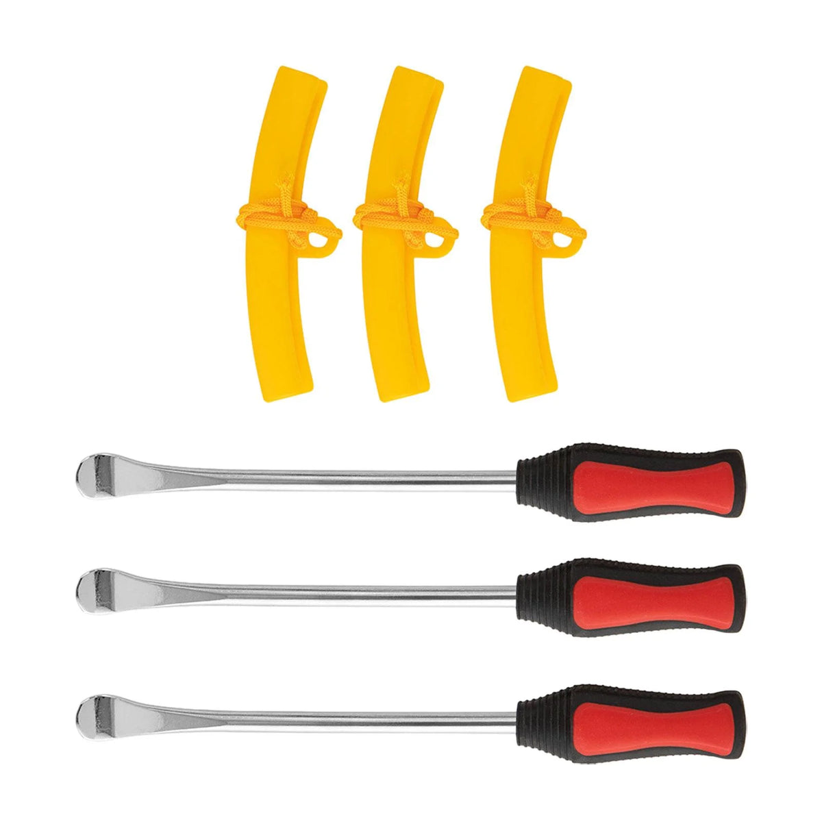 Yellow 3Pcs Tire Spoon Lever Repair Tool Y54350