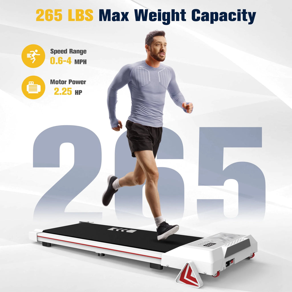 Black Portable Under Desk Treadmill W9253