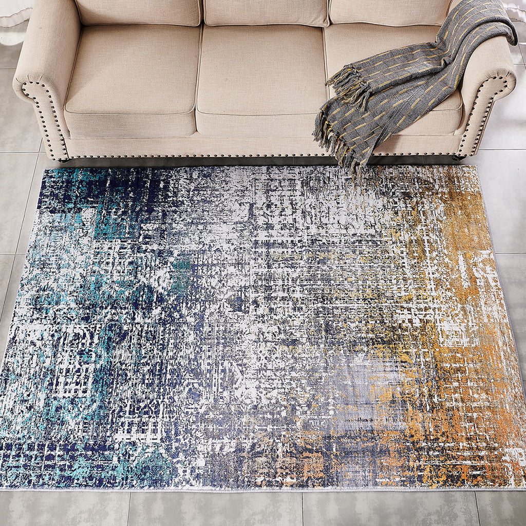 Abstract Design Area Rug U47874