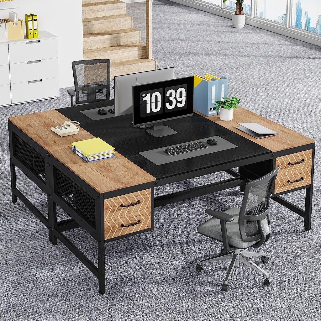 63 inch Computer Desk with 4 Drawers L587667