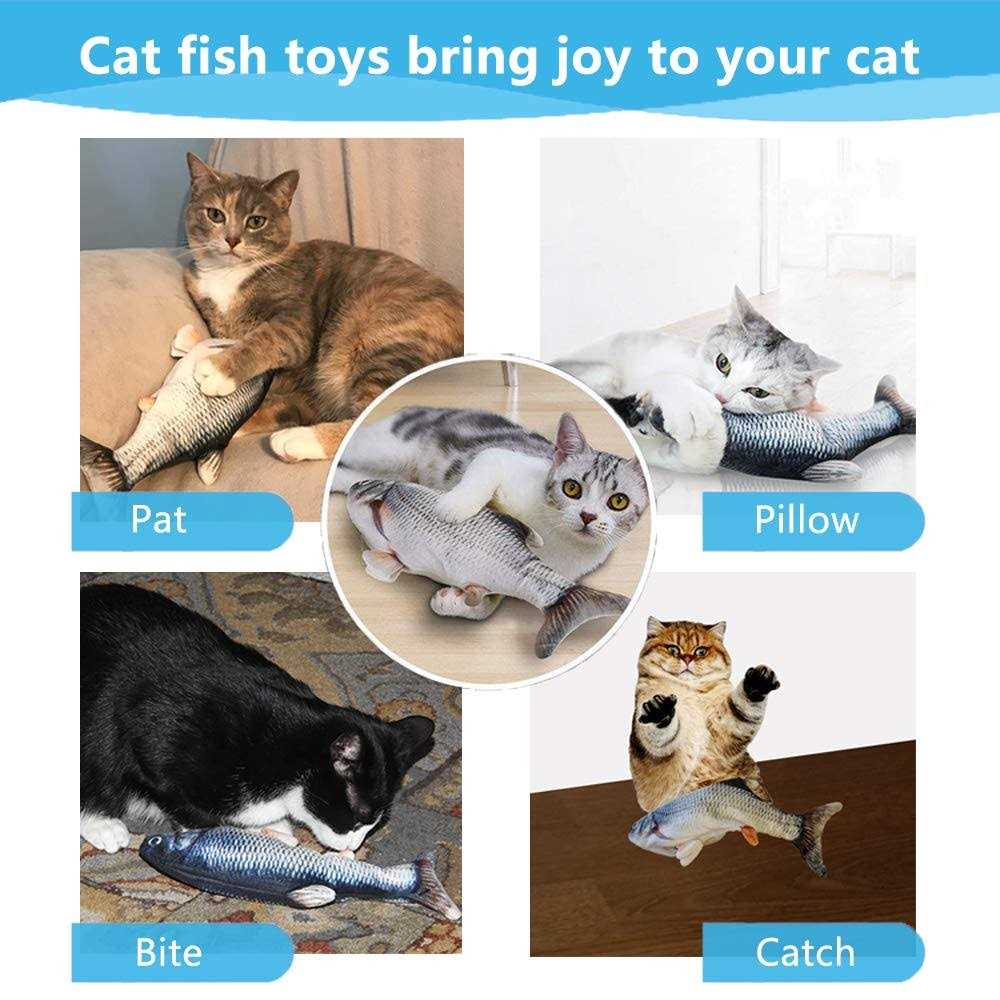 Electric Floppy Fish Cat Toy X588