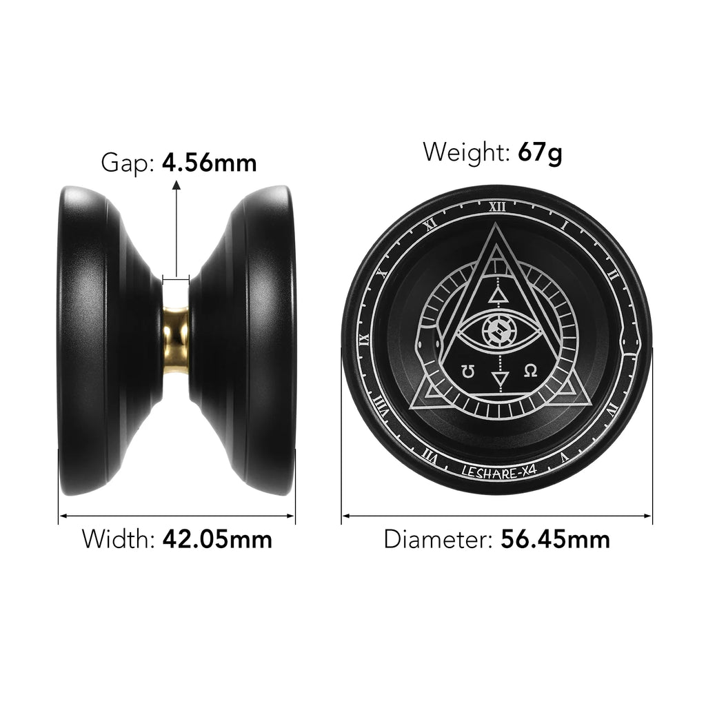 Aluminum Yoyo Ball with Strings and Glove A218869