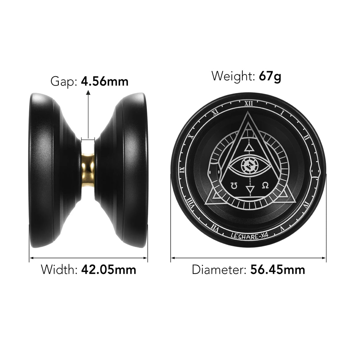 Aluminum Yoyo Ball with Strings and Glove A218869