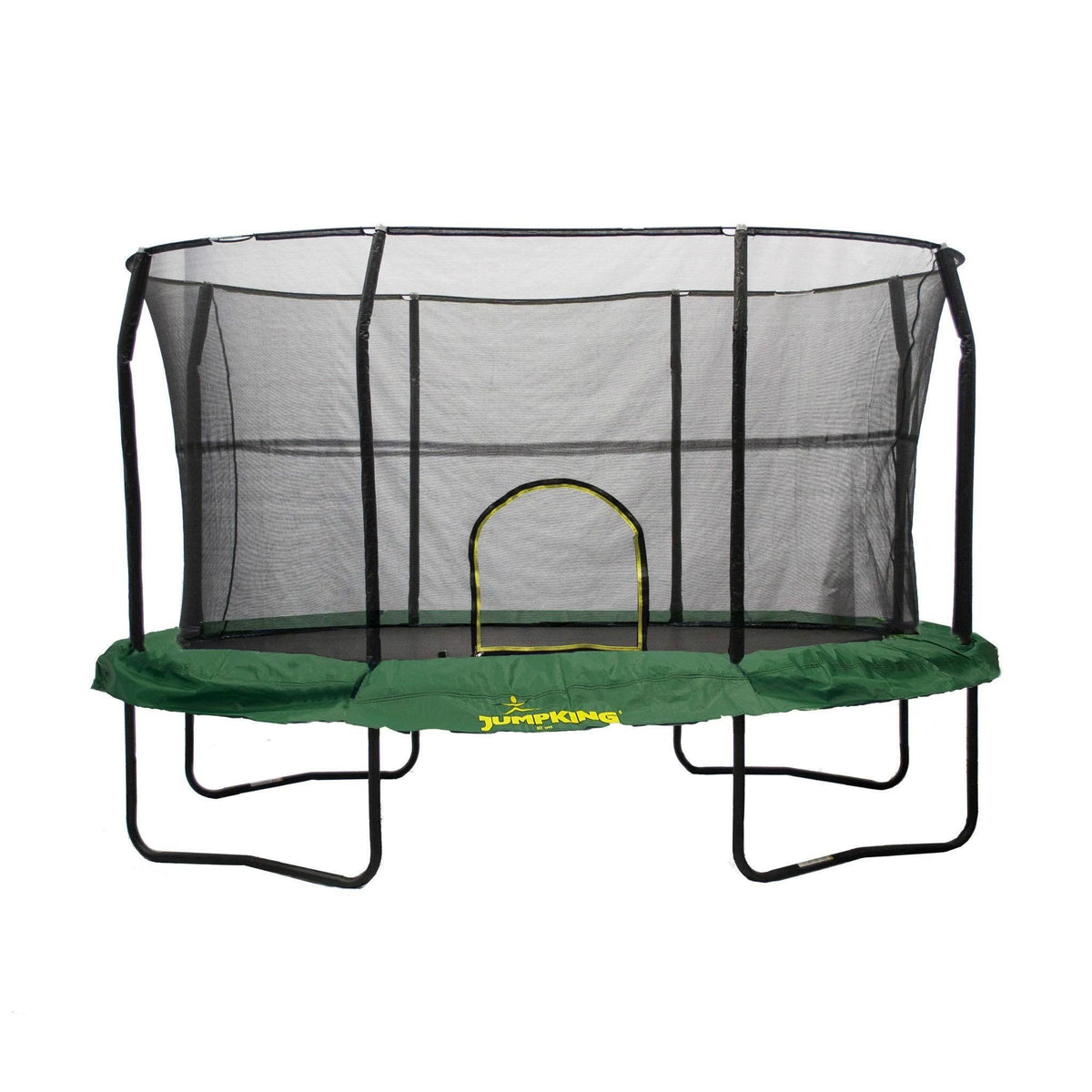 Oval 8 x 12 Trampoline with Enclosure, Green Z907