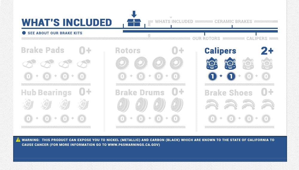 Premium Semi-Loaded Caliper Pair Brake Kit H920621