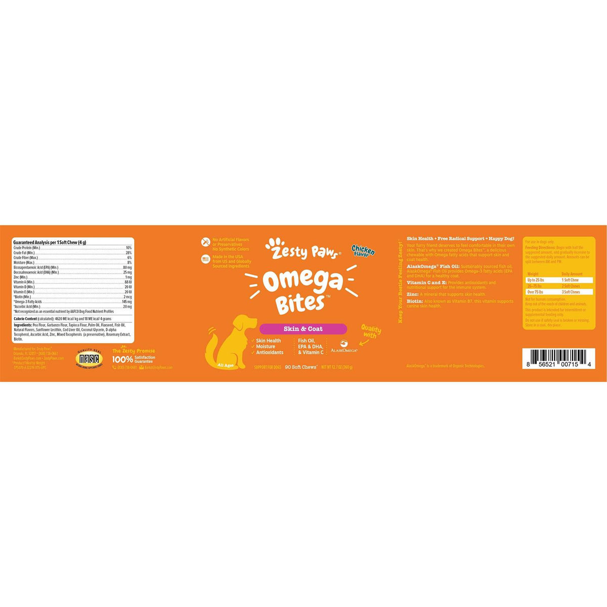 Omega Bites for Dogs Skin S89858