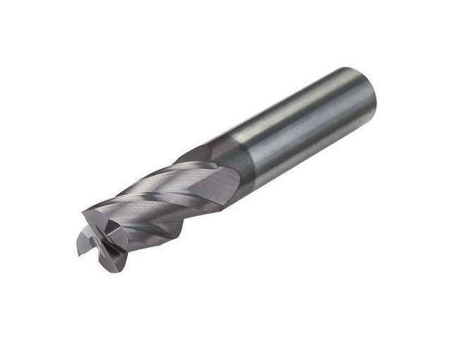 Carb End Mill, 1/2 In, 3FL, Uncoated U6608