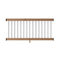 6 ft. Wood Railing Kit with Aluminum Round Balusters X897
