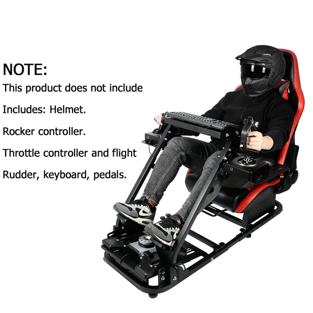 Racing Flight Sim Cockpit with Gaming Seat X61355