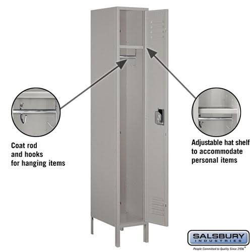 18x22 Wide Single Tier Metal Locker F735733