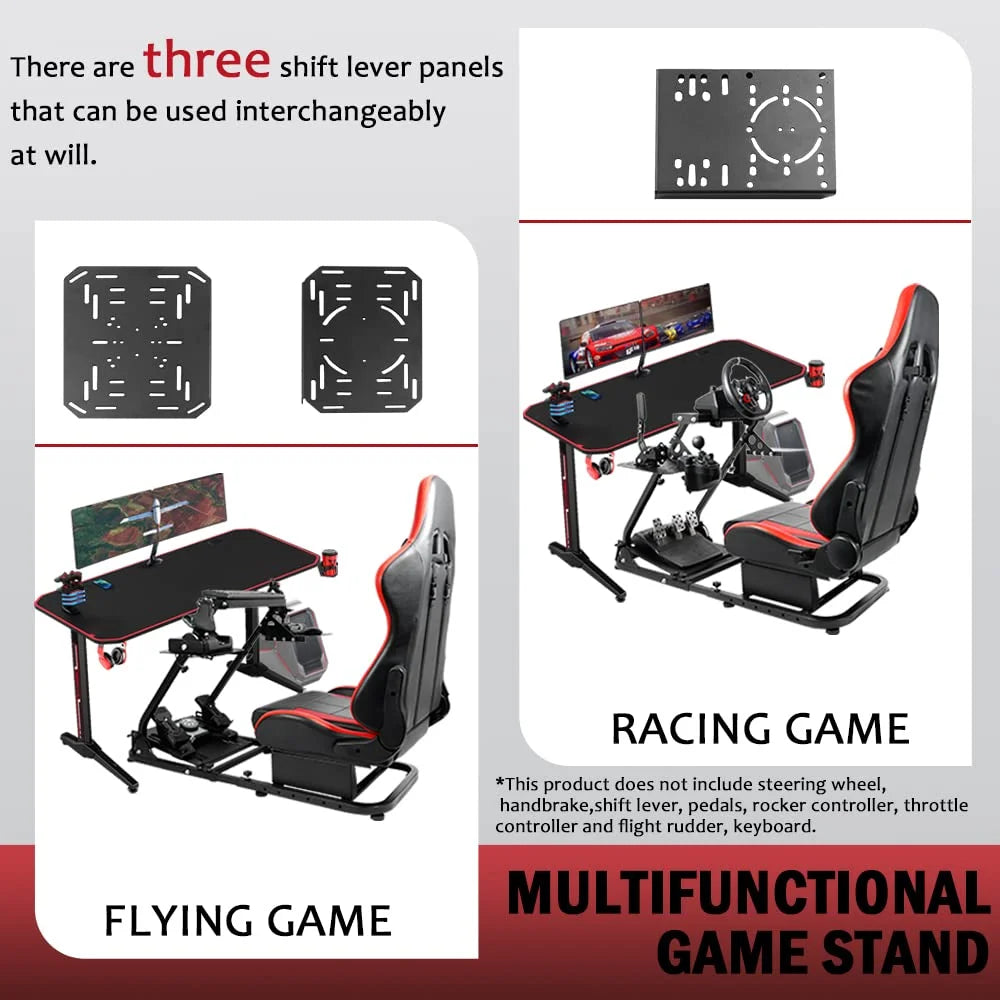 Racing Flight Sim Cockpit with Gaming Seat X61355